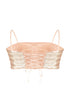 Bellatrix Bronz Nude Crop Top